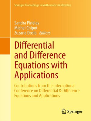 cover image of Differential and Difference Equations with Applications